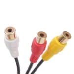 For Audi A6L / A8 / A5 / Q5 / Q7 / A1 AMI AUX 3RCA Lotus Input Cable - Image 3