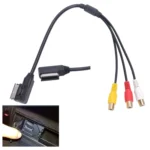 For Audi A6L / A8 / A5 / Q5 / Q7 / A1 AMI AUX 3RCA Lotus Input Cable - Image 4