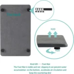 2pcs /Set Absorbent Diatomite Coaster Rectangular Recessed Quick-Drying Stone Sink Toiletries Placemat - Image 5