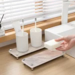 Diatomite Shelf Kitchen Sink Storage Absorbent Mat Bathroom Washstand Quick Drying Coaster - Image 2