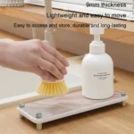 Diatomite Shelf Kitchen Sink Storage Absorbent Mat Bathroom Washstand Quick Drying Coaster - Image 6