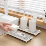 Diatomite Shelf Kitchen Sink Storage Absorbent Mat Bathroom Washstand Quick Drying Coaster - Image 8