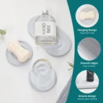 3pcs /Set Bathroom Countertop Absorbent Mat Kitchen Diatomite Drying Mat Faucet Sink Quick Drying Stone Tray - Image 5