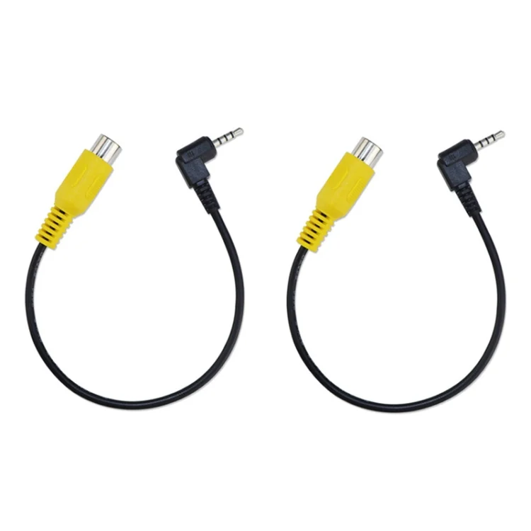 TBD0605446701.webp 2pcs Stereo Four Section to RCA Female Car Navigation Video Cable - Image 1