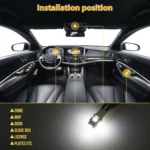 42pcs/Set Car Interior Reading LED Light Combination Set - Image 7