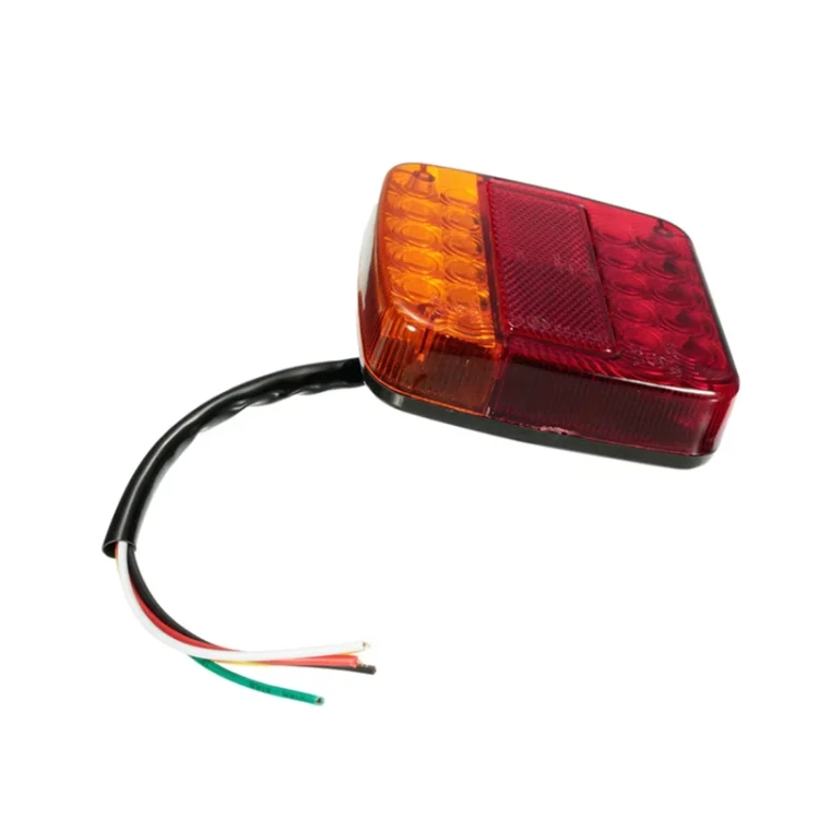 TBD06054474_1.webp Transparent Shell Square Trailer LED Brake Tail Light - Image 2