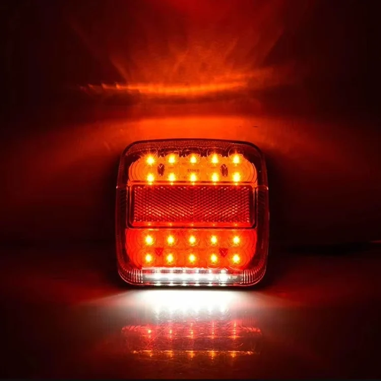 TBD06054474_4.webp Transparent Shell Square Trailer LED Brake Tail Light - Image 5