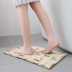 Diatomaceous Earth Bathroom Water-absorbing Quick-drying Foot Mat Toilet Anti-slip Soft Floor Mat - Image 12