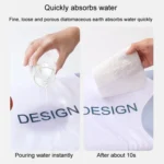 Diatomaceous Earth Bathroom Water-absorbing Quick-drying Foot Mat Toilet Anti-slip Soft Floor Mat - Image 5