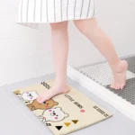 Diatomaceous Earth Bathroom Water-absorbing Quick-drying Foot Mat Toilet Anti-slip Soft Floor Mat - Image 7