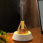 80ml Volcanic Lava Aromatherapy Humidifier With Colorful Lights USB Plug Power - Image 2