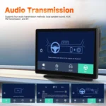 8-Inch HD Wireless CarPlay Screen DVR With Dash Cam/1080p Front Rear Camera/Bluetooth/AirPlay - Image 11