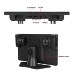 8-Inch HD Wireless CarPlay Screen DVR With Dash Cam/1080p Front Rear Camera/Bluetooth/AirPlay - Image 14