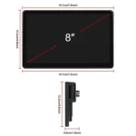 8-Inch HD Wireless CarPlay Screen DVR With Dash Cam/1080p Front Rear Camera/Bluetooth/AirPlay - Image 15