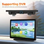 8-Inch HD Wireless CarPlay Screen DVR With Dash Cam/1080p Front Rear Camera/Bluetooth/AirPlay - Image 9