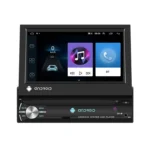 7-Inch Single Din Android 10.0 Carplay Screen With GPS Navigation/Bluetooth/Mirror Link/DVR Input