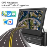 7-Inch Single Din Android 10.0 Carplay Screen With GPS Navigation/Bluetooth/Mirror Link/DVR Input - Image 5