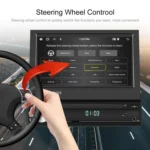 7-Inch Single Din Android 10.0 Carplay Screen With GPS Navigation/Bluetooth/Mirror Link/DVR Input - Image 7