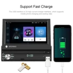 7-Inch Single Din Android 10.0 Carplay Screen With GPS Navigation/Bluetooth/Mirror Link/DVR Input - Image 10