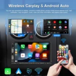 7-inch Double Din Car MP5 Player Support CarPlay/Android Auto/Mirror Link/Bluetooth - Image 5