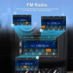 7-inch Double Din Car MP5 Player Support CarPlay/Android Auto/Mirror Link/Bluetooth - Image 7