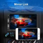 7-inch Double Din Car MP5 Player Support CarPlay/Android Auto/Mirror Link/Bluetooth - Image 8