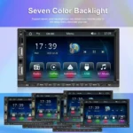 7-inch Double Din Car MP5 Player Support CarPlay/Android Auto/Mirror Link/Bluetooth - Image 9