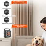 AI Intelligent Recognition Ultrasonic Bark Stopper Portable Dog Training Device Repellent - Image 7