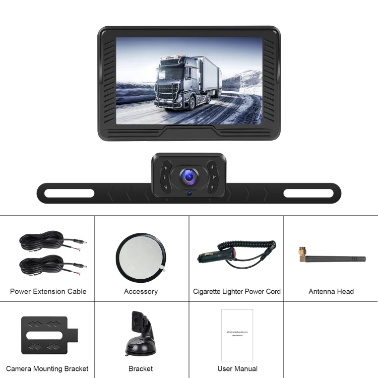TBD06054502_B13.webp 4.3-inch Car Reversing Camera & Monitor Set Rear View Dash Cam - Image 14