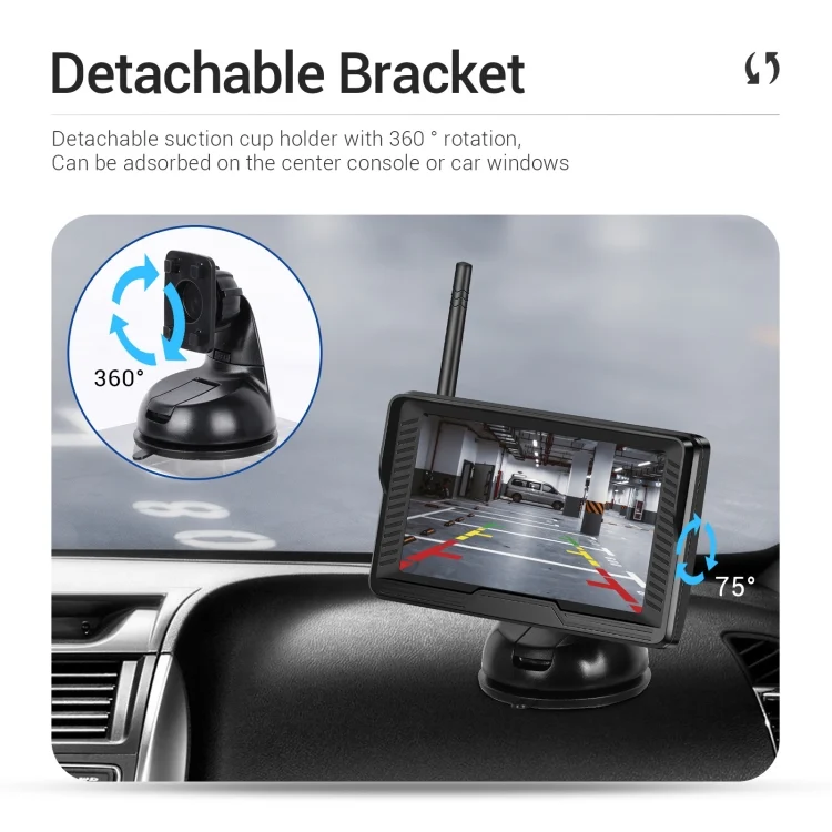 TBD06054502_B5.webp 4.3-inch Car Reversing Camera & Monitor Set Rear View Dash Cam - Image 6