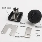 Home Cabinet Desk Drawer Combination Lock Lockers File Security Latches - Image 5