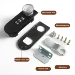 Home Drawer Locker Mechanical Dial And Quarter Turn Combination Lock - Image 4