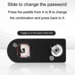 Home Drawer Locker Mechanical Dial And Quarter Turn Combination Lock - Image 5