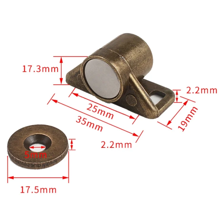 TBD06054529_B2.webp Household Cabinet Door Magnetic Suction Buckle Bumper Ball Adhesive Coupler - Image 3