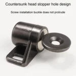 Household Cabinet Door Magnetic Suction Buckle Bumper Ball Adhesive Coupler - Image 5
