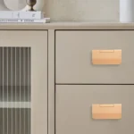 Invisible Simple Drawer Exposed Mounted Concealed Button Flip Flop Handle - Image 7