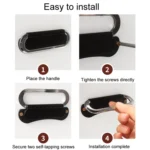 Simple Household Cabinet Drawer Hidden Flat Pull Handle - Image 9