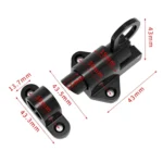 Solid Aluminum Alloy Plane Shape Spring Automatic Rebound Latch - Image 3