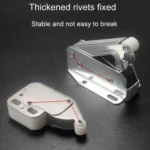 2pcs Household Thickened Closet Cabinet Door Latch - Image 6