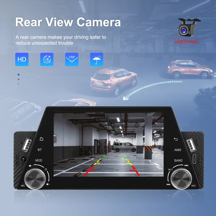TBD06054558_B3.webp 5-inch Single Din Car Multimedia Player Supports Mirror Link/Steering Wheel Control - Image 4