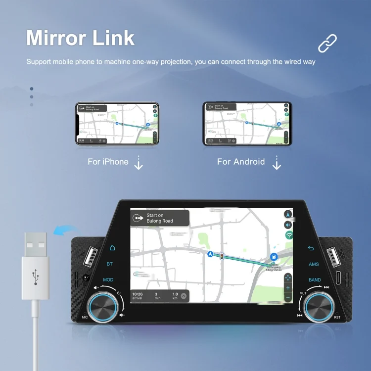 TBD06054558_B7.webp 5-inch Single Din Car Multimedia Player Supports Mirror Link/Steering Wheel Control - Image 8