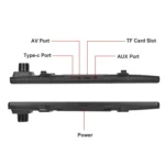 11.26 Inch 2-Split Streaming Media Rearview Mirror Front And Rear Dual Camera Recorder - Image 12