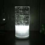 USB Charging LED Round Bar Crystal Lamp KTV Atmosphere Decorative Light