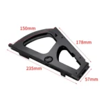 1pair Concealed Shoe Rack Cold Rolled Steel Flap Mounting Fittings - Image 10