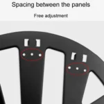 1pair Concealed Shoe Rack Cold Rolled Steel Flap Mounting Fittings - Image 5