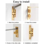2pcs Cabinet Magnetic Spring Buckle Ball Door Sucker - Image 9