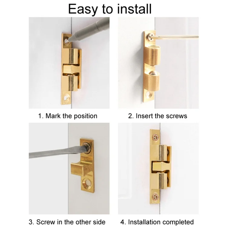 TBD06054596_B8.webp 2pcs Cabinet Magnetic Spring Buckle Ball Door Sucker - Image 9