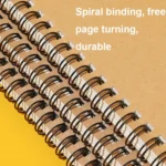 3pcs Thickened Kraft Paper Coil Notebook Student Diary Workbook - Image 6