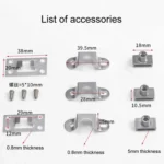 Home Office Desk Drawer Triple Connect File Cabinet Lock - Image 3