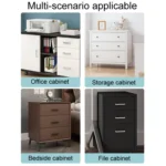 Home Office Desk Drawer Triple Connect File Cabinet Lock - Image 8